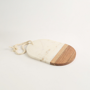 Tabla de cortar de mármol y madera para cocina, regalo de boda de Navidad, charcutería, tabla de quesos, diseño personalizado - Product Image 5