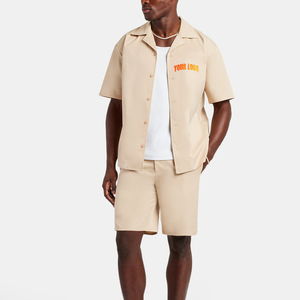 Ensemble short coupe-vent pour homme - Tissu extensible léger pour l'entraînement physique, les voyages et les promenades en plein air - Product Image 2