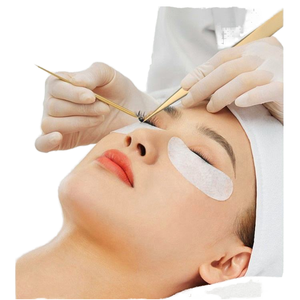 Pince à épiler antistatique en acier inoxydable de marque privée, épilation inclinée en or rose noir - Product Image 1