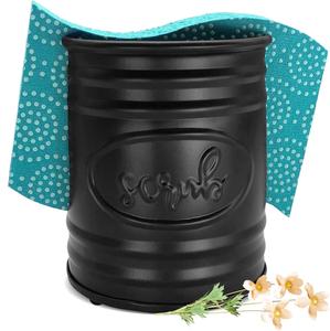 ที่ใส่ฟองน้ำอ่างล้างจานแบบดูดสำหรับห้องครัวใหม่ชั้นโลหะติดผนังที่ขัดฟองน้ำที่มีกาวแข็งแรงสำหรับจัดเก็บ - Product Image 5