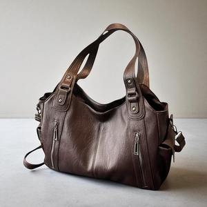 กระเป๋าถือหนังแท้ขนาดกะทัดรัดและน้ำหนักเบาจากผู้จำหน่ายอินเดียสำหรับของจำเป็นประจำวันจำนวนมาก - Product Image 6