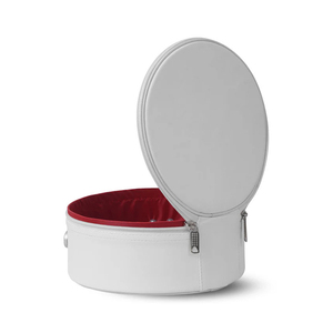 เคสหนังสีขาวลายมงกุฎแมโซนิคลูกปัดปักลวดลายด้วยมือสีฟ้าเคสกระเป๋าอเนกประสงค์สำหรับงานปัก - Product Image 3