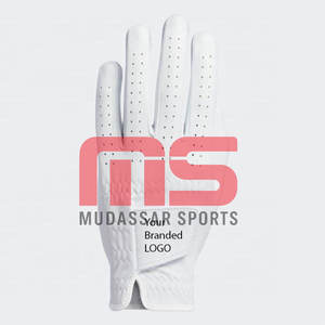 Gants de golf en cuir véritable Cabretta durables, imperméables, doublure absorbant la transpiration, ajustement flexible, design personnalisable pour les professionnels - Product Image 2