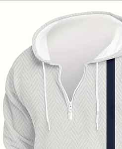 เสื้อฮู้ดดี้ผู้ชายพรีเมียม สวมใส่สบายเป็นพิเศษ ผลิตจากผ้าฝ้าย 100% ปักลาย ประดับลูกปัด ย้อมสีพื้น พิมพ์ลายดิจิทัล ปรับแต่งได้ - Product Image 4