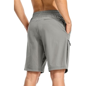 กางเกงขาสั้นออกกำลังกายแบบลำลองสำหรับผู้ชายและผู้หญิงกางเกงขาสั้นมีกระเป๋า - Product Image 2