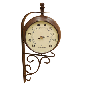 เครื่องวัดอุณหภูมิและนาฬิกาโลหะสองด้าน - Product Image 2