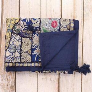 Tapiz de retazos Arte textil duradero Decoración colgante de pared con estilo Tapices hechos a mano Tapiz de pared bordado vintage - Product Image 6