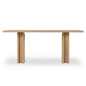 Meubles de terrasse extérieure Table à manger rectangulaire en teck naturel Nouveaux modèles-Neira - Product Image 6