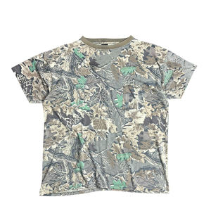 Oversized Real Tree <b>Camouflage</b> Heavyweight <b>T</b>-<b>Shirt</b> Custom <b>T</b> <b>Shirt</b> Blank Jungle Print Wear <b>T</b> <b>Shirt</b> Men - Product Image 1