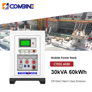 Tùy chỉnh 60kwh điện thoại di động hộp với hai chiều biến tần 30Kw Off Grid công việc các trang web sử dụng IP54 công nghiệp năng lượng Hệ thống lưu trữ - Product Image 1