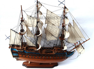 Barco de Madera Modelo San Pavel de Diseño Personalizado del Fabricante Gia Nhien, Decoración de Alta Calidad con Temática de Pintura Casera, MOQ Bajo - Product Image 5