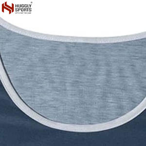 Camiseta sin mangas de entrenamiento informal para hombre, tejido de punto transpirable, la mejor camiseta de gimnasio lisa al por mayor, talla grande disponible - Product Image 3