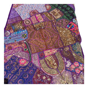 Tapiz Decorativo Étnico Largo para Pared, Arte Textil Bordado a Mano, Camino de Mesa Versátil Estilo Boho - Product Image 1