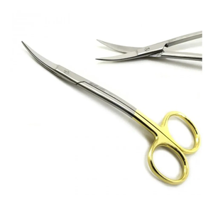 AISI 420 J2 alemán Acero inoxidable LeGrange Supercut tijera 11,5 cm doble corte Cuchillas dentadas instrumento quirúrgico Manual - Product Image 1