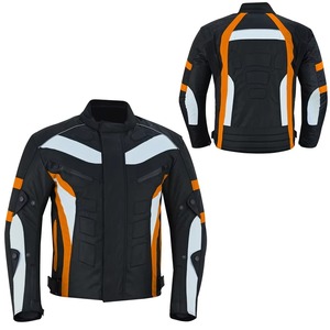 แจ็กเก็ตหนังขี่มอเตอร์ไซค์สำหรับผู้ชายปรับแต่งได้ - Product Image 1