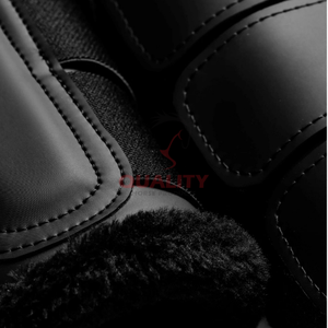 Botas de cepillado de caballos con absorción de impacto mejorada y protección completa de tendones, botas de montar personalizadas hechas en Pakistán - Product Image 3