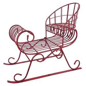 Très élégant traîneau de Noël martelé, design fabuleux, décoration de bureau et de fête, ornement de Noël haut de gamme, couleur or, taille personnalisable - Product Image 6