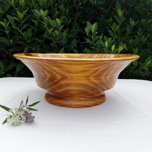 Bol à riz rond en bois de haute qualité Design américain de grande taille et bol à fruits pour ustensiles de cuisine faits à la main - Product Image 6
