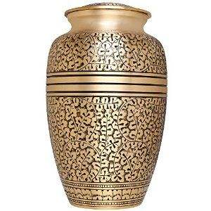 S E Latón Urnas para adultos Clásico Elegante Diseñador hecho a mano Venta al por mayor Urna de cremación Calidad superior Venta al por mayor Suministros funerarios de metal Urnas - Product Image 4