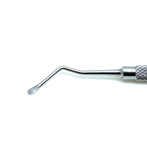 Curetas Dentales Manuales de Acero Inoxidable de Doble Punta, Instrumentos Quirúrgicos de Alta Calidad con Certificación CE, Cuchara para Injertos Óseos - Product Image 5