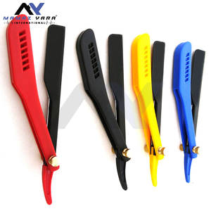 Rasoir de rasage droit professionnel pour coiffeur, logo personnalisé, couteau pliant, style coulissant, haute visibilité dans les moteurs de recherche - Product Image 3