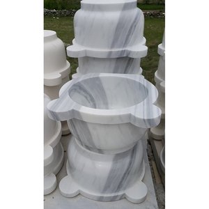 DORELLO HAMAM KURNASI Fontaine ottomane Marbre Kurna Bassin élégant - Product Image 2