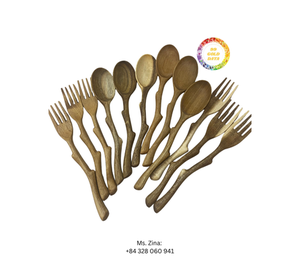 Ensemble de cuillères en bois ustensiles de cuisine en bois naturel pour cuisine restaurant hôtel utilisation en gros approvisionnement en vrac meilleure offre - Product Image 6