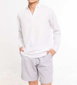 Wholesale Custom Made Polyester Compression <b>Linen</b> <b>Shirt</b> Competitive Price OEM/ODM Apparel Processing Services from Vietnam - Product Image 3