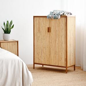 ตู้เสื้อผ้าหวายพับได้สไตล์วินเทจ สำหรับจัดระเบียบเสื้อผ้า งานฝีมือ ตู้เสื้อผ้าพับได้ - Product Image 6