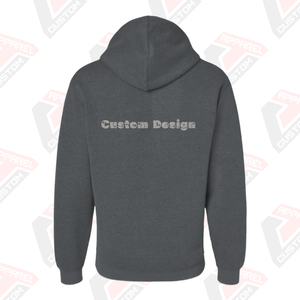 Pull-over à capuche de style vintage pour hommes, logo personnalisé, coton polyester XL de qualité supérieure, imprimé brodé en 3D pour l'hiver - Product Image 2