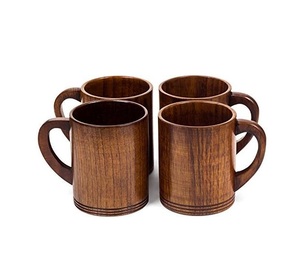 Exclusif créatif écologique en bois vin bière tasse poignée dernière conception pour le café Options personnalisées fête utilisation en gros - Product Image 6