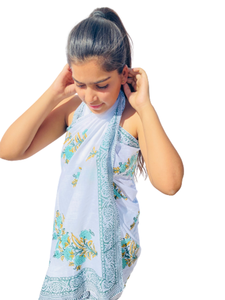 Mayormente vendido verano Pareo vestidos casuales Conjunto elegante playa cubierta suave gasa tela para adultos maternidad playa sarongs bufandas - Product Image 3