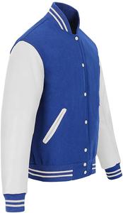 Veste universitaire en patchwork formelle sur mesure pour hommes, de haute qualité, en laine, col montant, hiver - Product Image 5