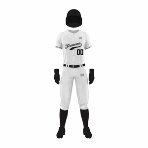 2026 Uniforme de béisbol de diseño único hecho en fábrica Uniformes de béisbol impresos con logotipo personalizado para unisex - Product Image 1