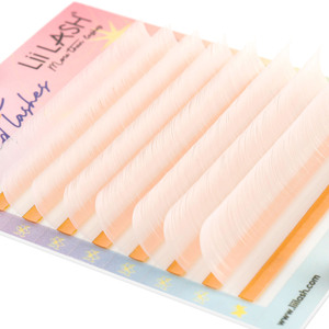 LiiLash, bandejas de pestañas de un solo color, mezcla de pestañas individuales sin nudos vibrantes, proveedor de pestañas al por mayor multicolor personalizado - Product Image 4