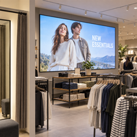 Écran LED commercial GOB P1.87 4K pour affichage vidéo intérieur, idéal pour les magasins de mode et la vente en gros en usine