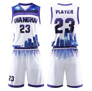 Pantalones cortos deportivos de baloncesto con estampado personalizado unisex, uniformes sublimados transpirables con logotipo, características de talla grande, venta al por mayor - Product Image 2