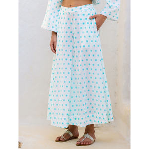 Conjunto de Kurta de Algodón Mogra en Color Sólido - Product Image 5