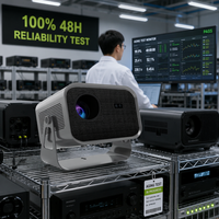 Projecteur intelligent MUZEE 1080P Full HD Allwinner H713 WiFi 6 avec mise au point motorisée – Prix de gros usine OEM/ODM