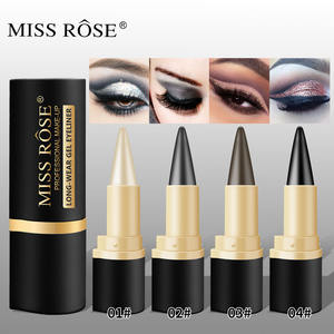 Mayorista <span class=keywords><strong>MISS</strong></span> ROSE Maquillaje Orgánico Negro Gel Delineador de Ojos Impermeable Libre de Crueldad Larga Duración 4 Colores Negro Gel Delineador de Ojos - Product Image 6