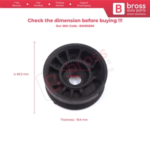 BWR5606 Window Regulator Repair <b>Cable</b> Roll <b>Gear</b> Reel Wheel Pulley Right Door for C-Elysee DD 301 2012-On 9677416880 - Product Image 5