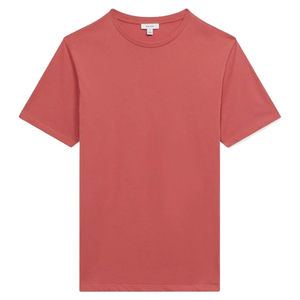 Camiseta Ligera al por Mayor Personalizada 100% Algodón Transpirable de Punto Sólido Corte Regular Diseño Casual con Cuello Redondo - Product Image 3