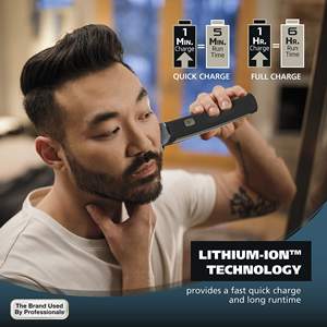 Recortadora de Barba 2.0 Precision T Blade Grooming Detailing, Recargable por USB con Batería de Iones de Litio para Hombres, Recortadora de Vello Facial - Product Image 2