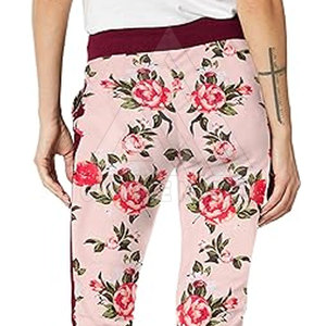 Pantalon de survêtement respirant et à séchage rapide pour femme, qualité supérieure, taille personnalisée, taille mi-haute, devant plat, idéal pour l'hiver, faible MOQ, sublimation - Product Image 6