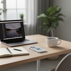 Étui de protection intégrale pour téléphone portable IP15 PRO en TPU+PC avec support magnétique et protection d'appareil photo inclus - Product Image 1