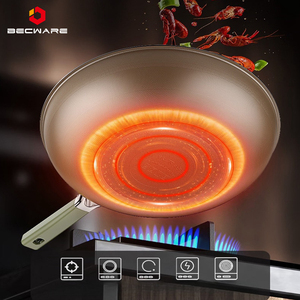 Poêle à frire en titane, sans fumée d'huile, sans rouille, antiadhésive, cuisinière à gaz, poêle à frire universelle en alliage de titane - Product Image 3