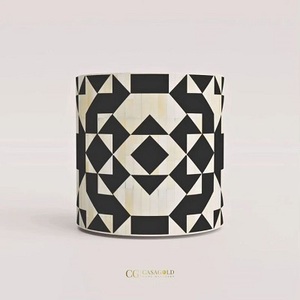 Latest <b>Moroccan</b> Style Mother of Pearl Inlay Center Table Indian Best Quality MOP Inlay Round Shape Coffee Table at Best Price - Product Image 5