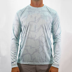 Camisa de Pesca de Poliéster de Secado Rápido, Protección UV, Sublimación Personalizada, Rendimiento, Venta al por Mayor para Hombre - Product Image 3