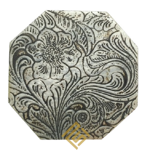 Juego de posavasos de cerámica de alta calidad para bebidas, hueso de cuerno, diseño cuadrado único, resina de madera, alfombrilla de taza más vendida para comedor, decoración del hogar - Product Image 4