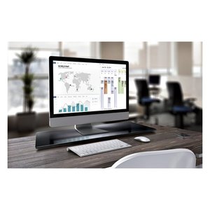 Base de télévision pivotante ROTOBASE Elite L MEL469105 en verre trempé pour Meliconi ROTOBASE Elite - Product Image 2